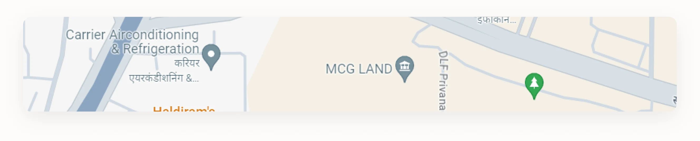 Map to the Dubai Visitor Visa office in Dubai, United Arab Emirates