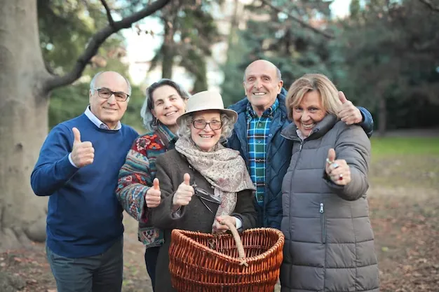 Happy travellers enjoying their trip